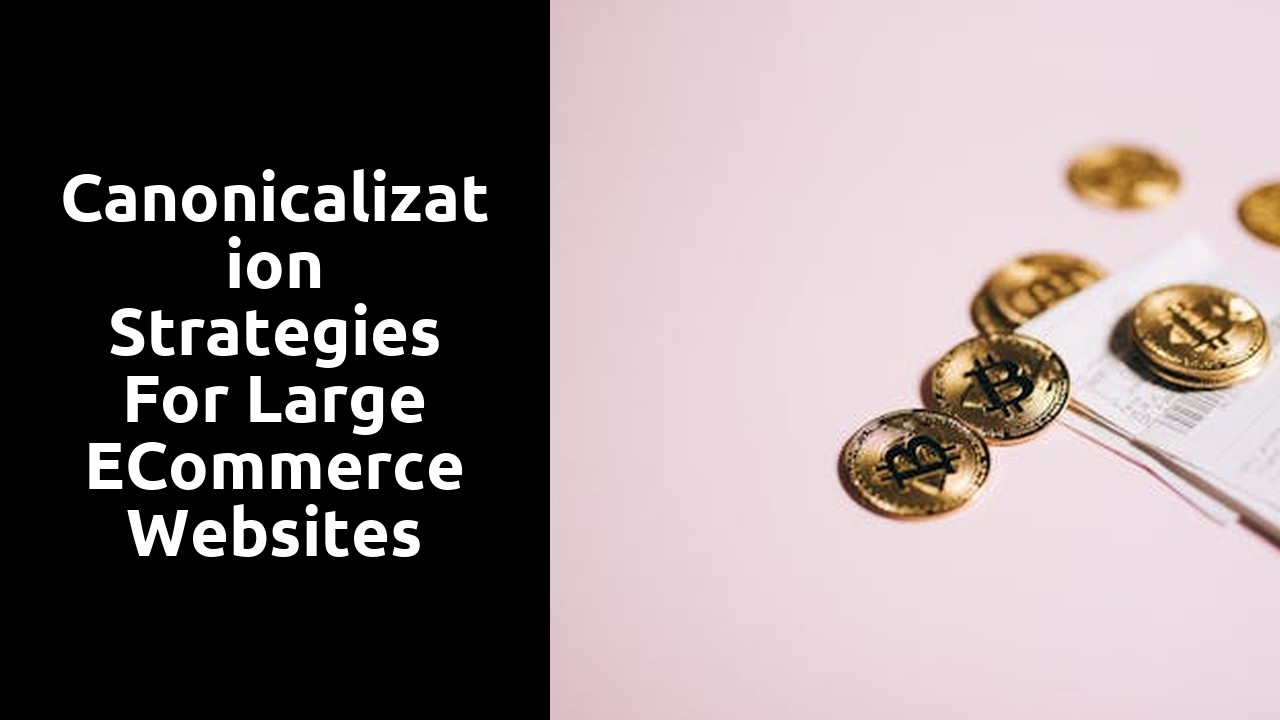 Canonicalization Strategies for Large eCommerce Websites