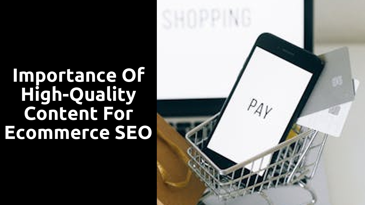 Importance of High-Quality Content for Ecommerce SEO